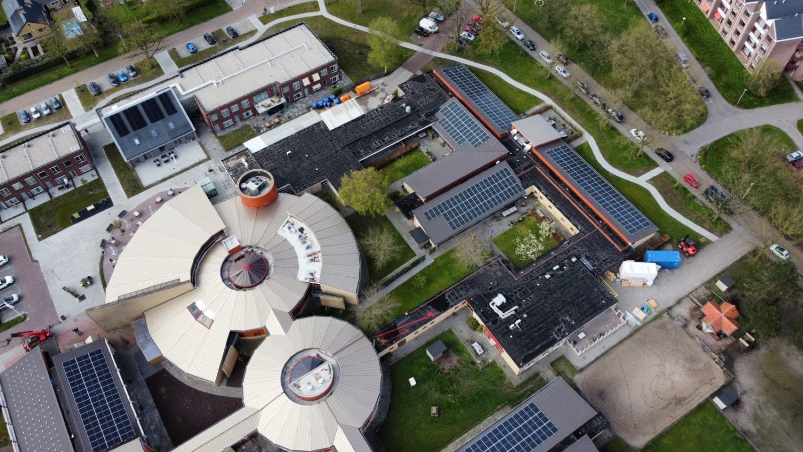 Zorggroep Alliade Wolvega rooftop solar installation