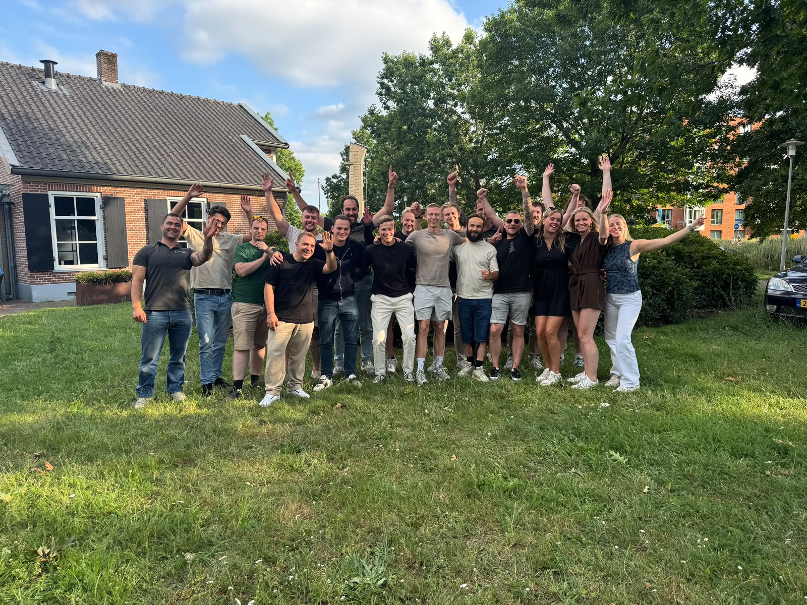 The Green Teams Europe team together